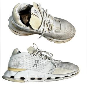 On  cloudtec Running Women’s  White and Cream Sneakers